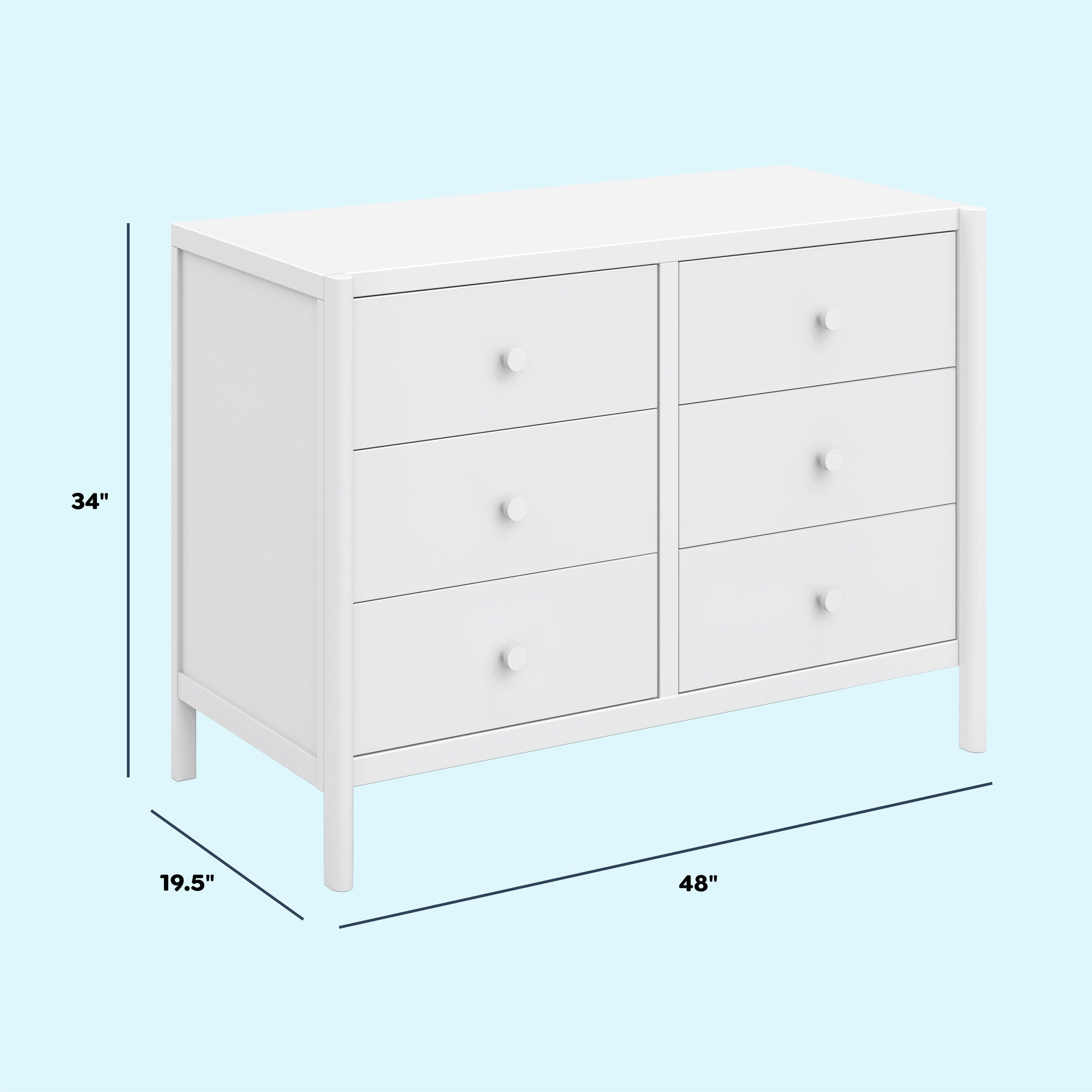 DaVinci Birdie 6-Drawer Dresser