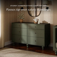 Nate Berkus x Babyletto Astre 6-Drawer Dresser