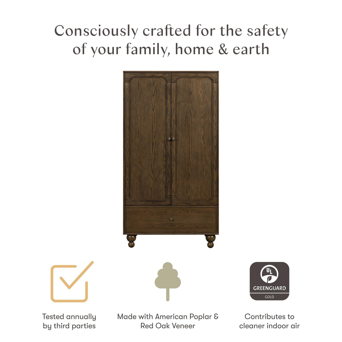 Nate Berkus x Babyletto Astre Armoire