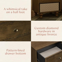 Nate Berkus x Babyletto Astre Nightstand