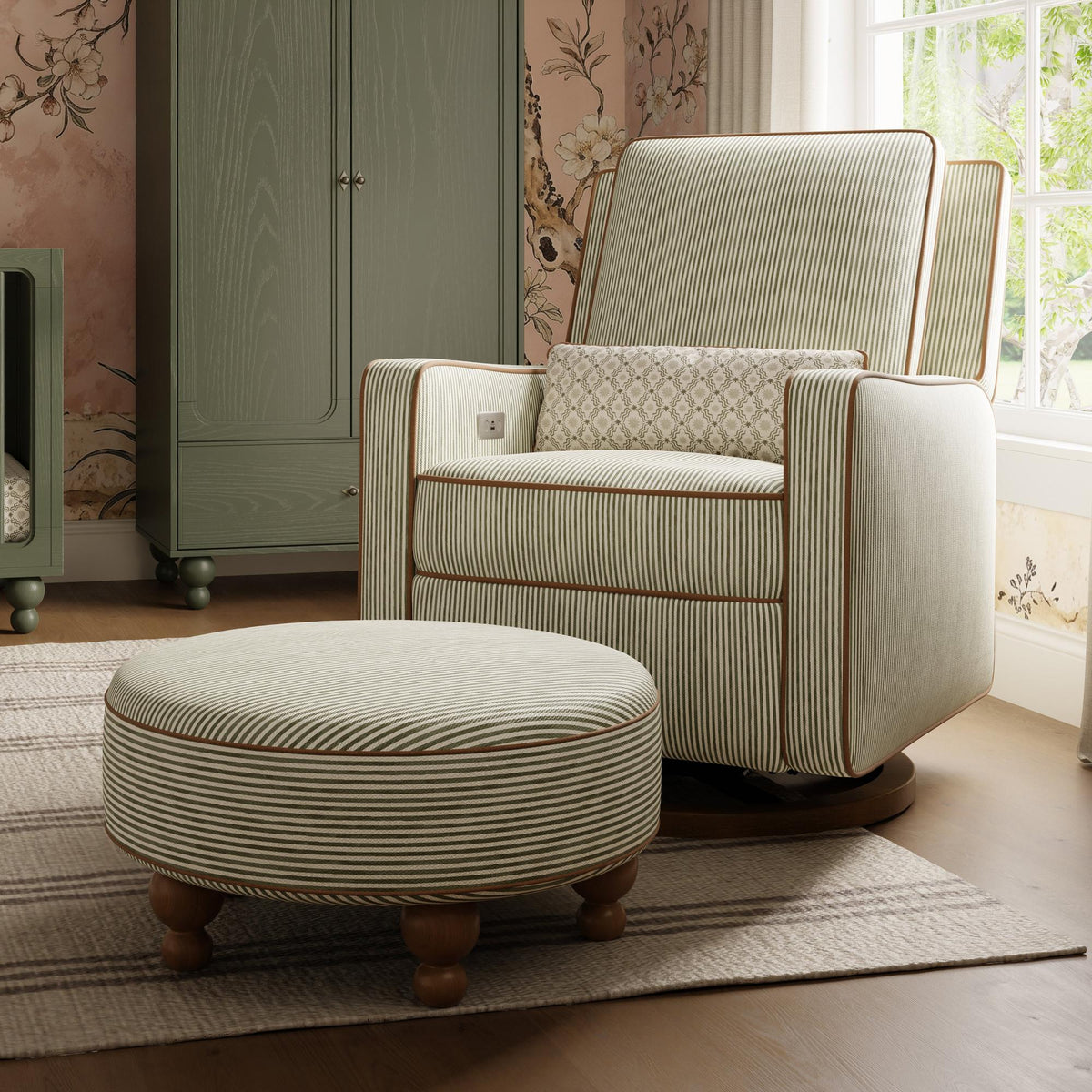 Nate Berkus x Babyletto Astre Ottoman