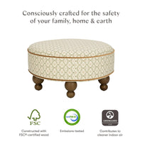 Nate Berkus x Babyletto Astre Ottoman