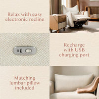 Nate Berkus x Babyletto Westham Power Recliner