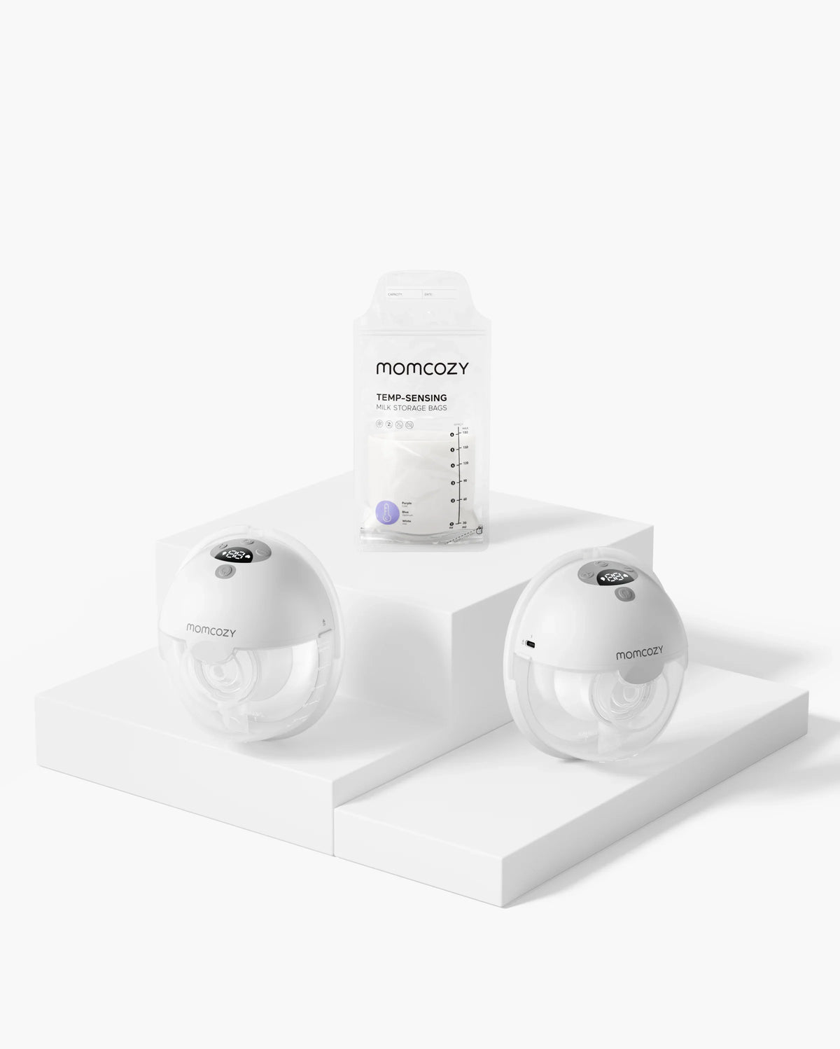 Momcozy M5 Smart Wearable Breast Pump | Upgraded with App Control