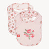 Magnetic Me Bouquet De Fleurs Organic Cotton Magnetic Stay Dry Infant Reversible Bib