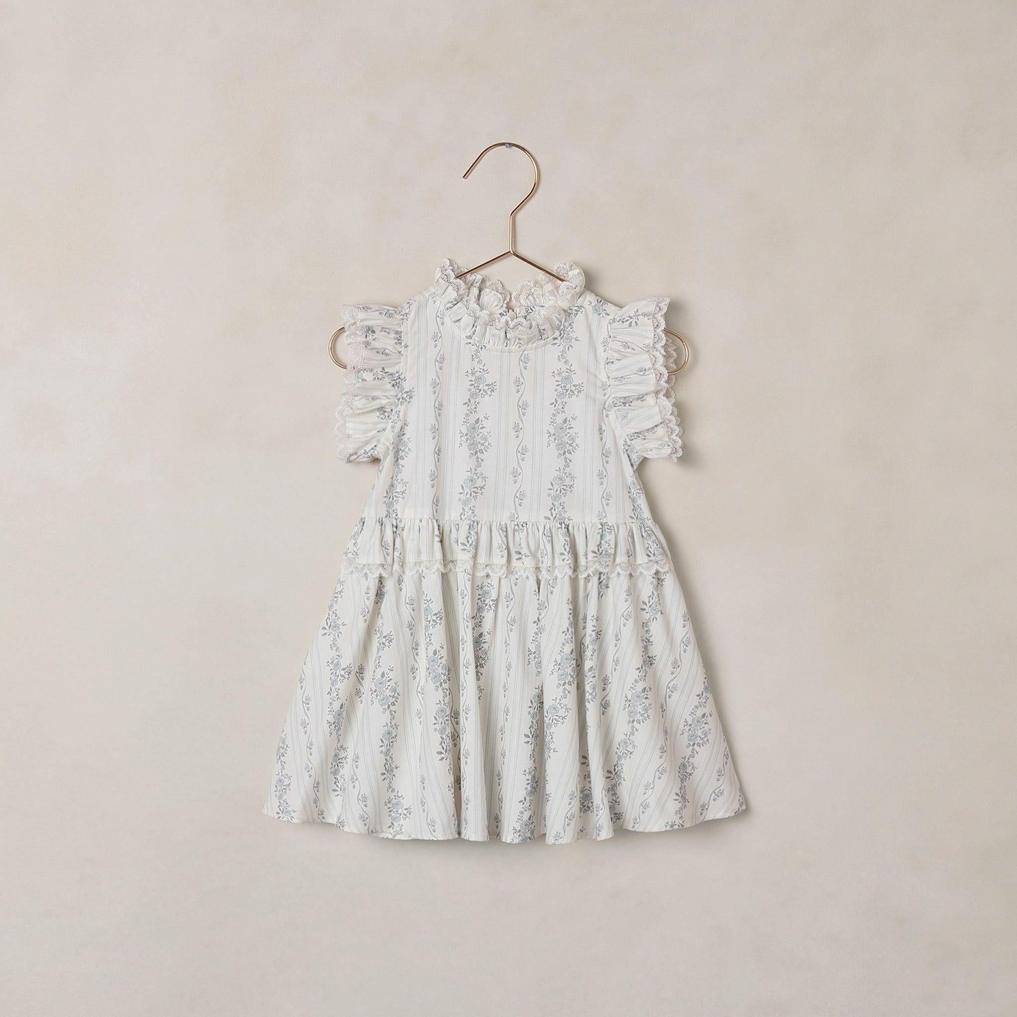Noralee Alice Dress French Floral Stripe