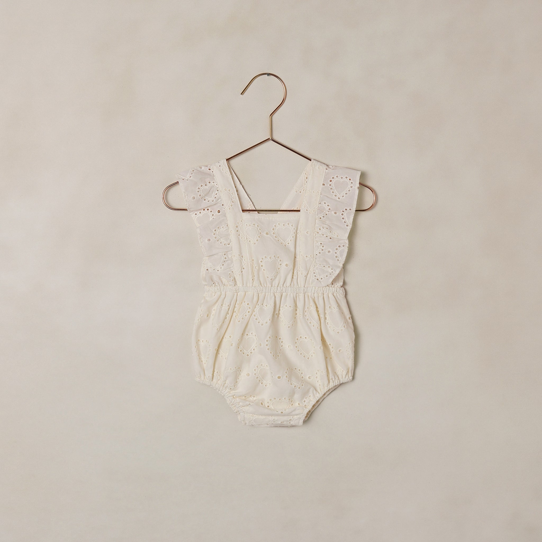 Noralee Lucy Romper Ivory – Crib & Kids