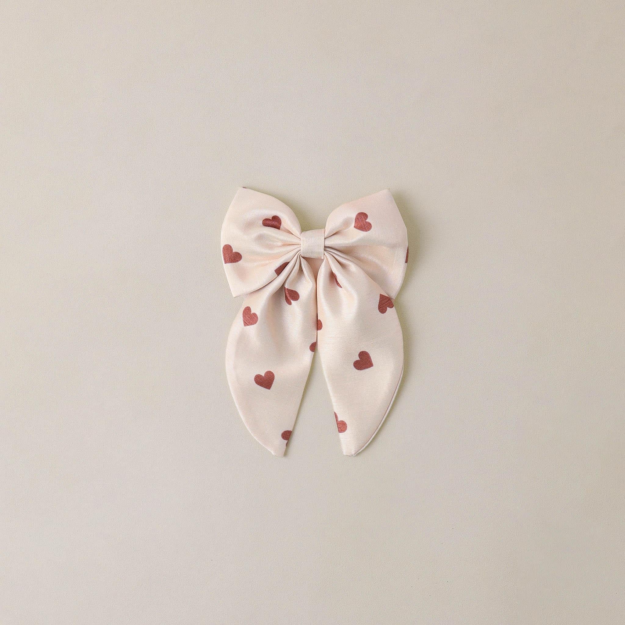 Noralee Everly Bow | Red Hearts