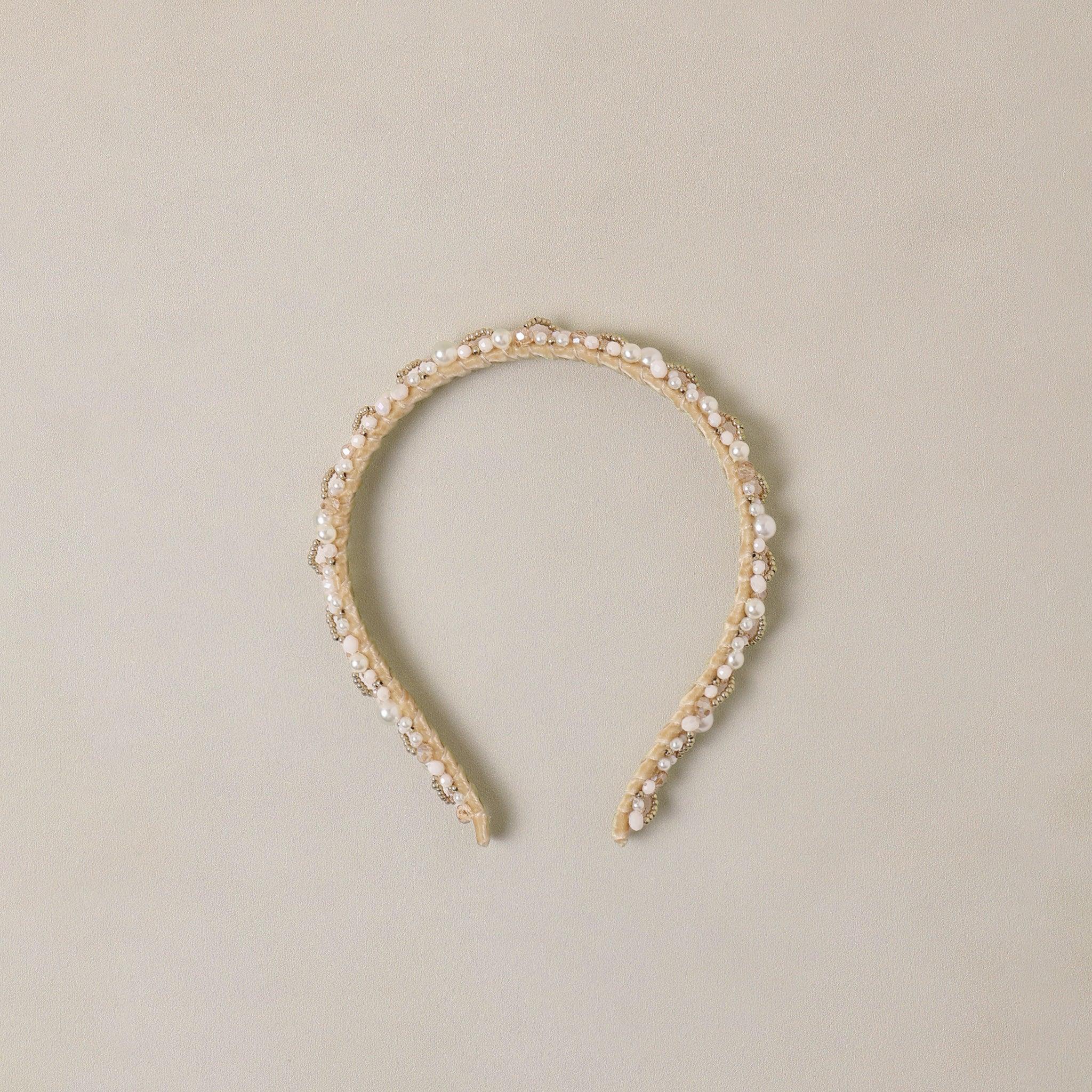 Noralee Pearl Headband Ivory