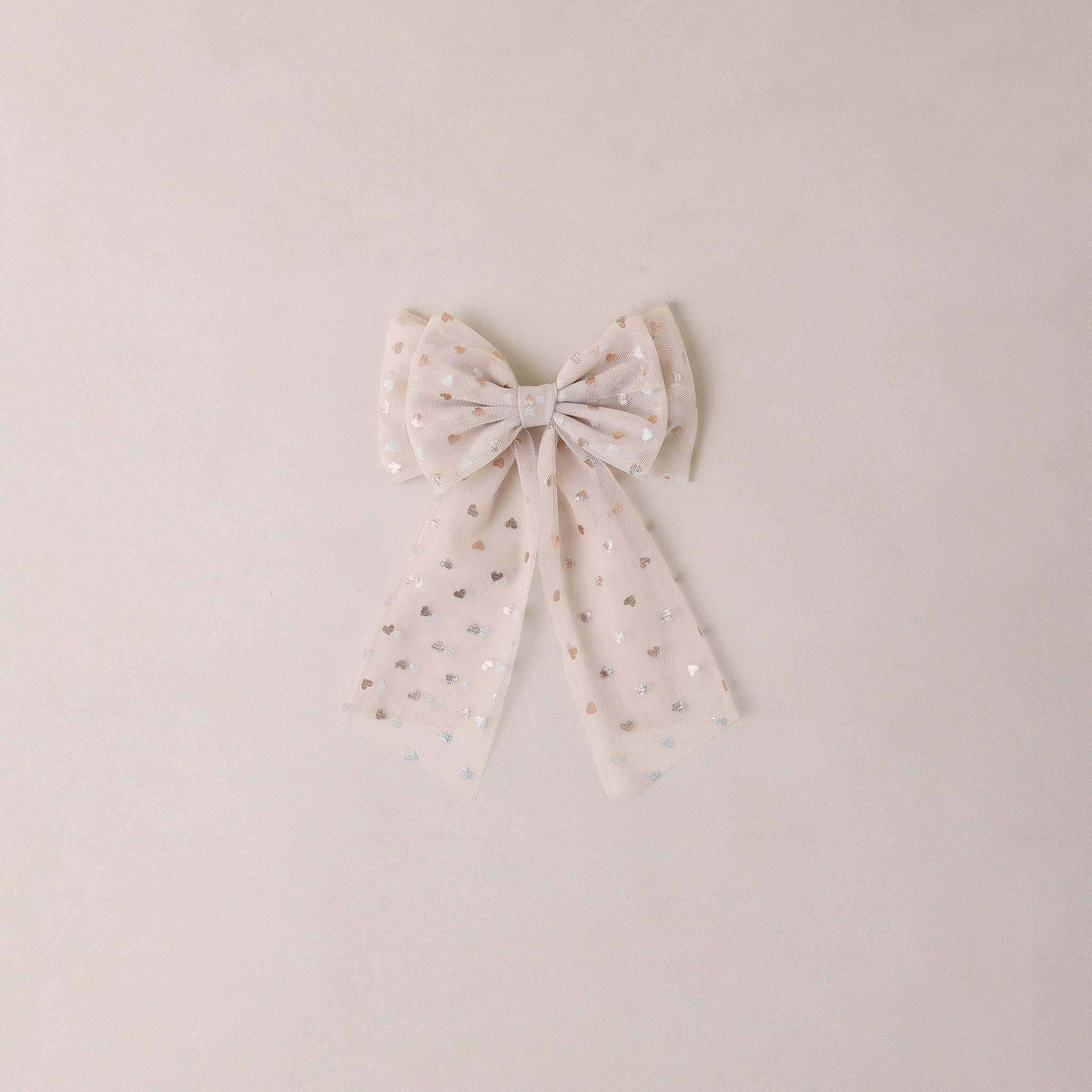 Noralee Alice Bow | Rose Gold Hearts