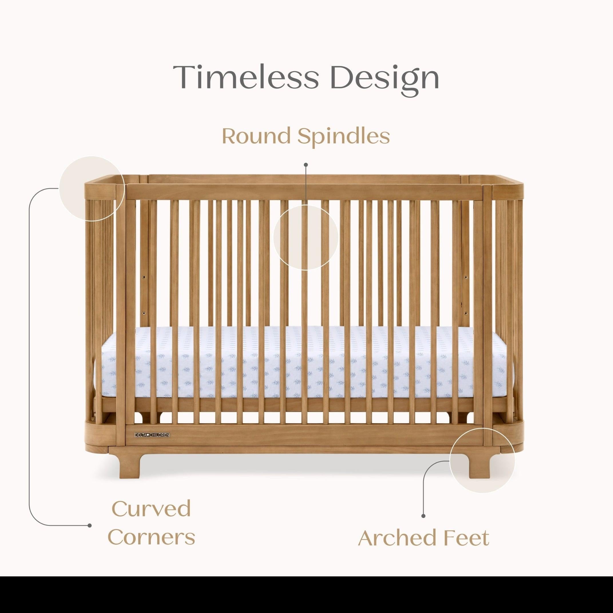 Delta Children Nest 4-in-1 Convertible Crib