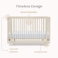 Delta Children Nest 4-in-1 Convertible Crib