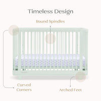 Delta Children Nest 4-in-1 Convertible Crib