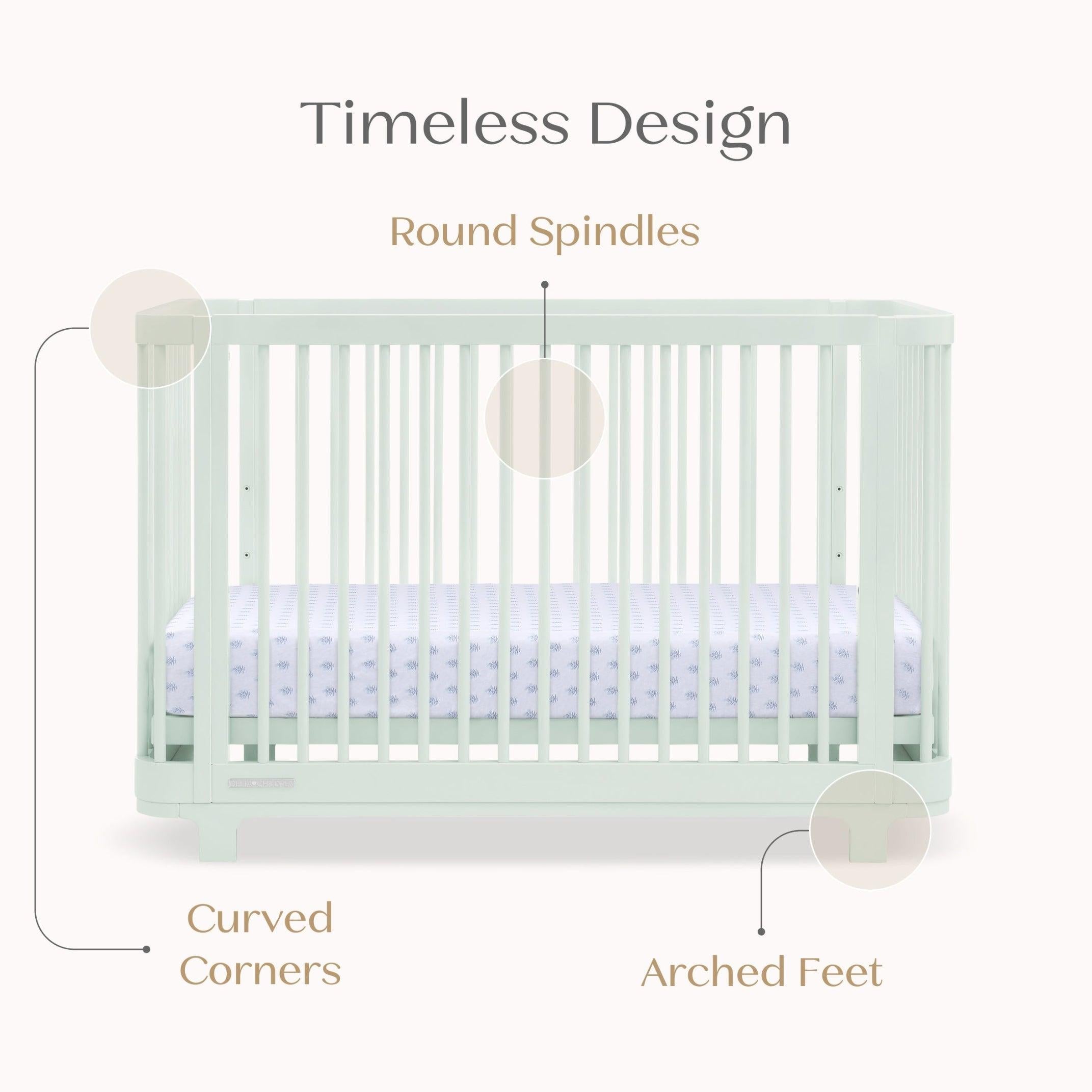 Delta Children Nest 4-in-1 Convertible Crib