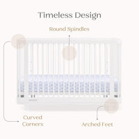 Delta Children Nest 4-in-1 Convertible Crib