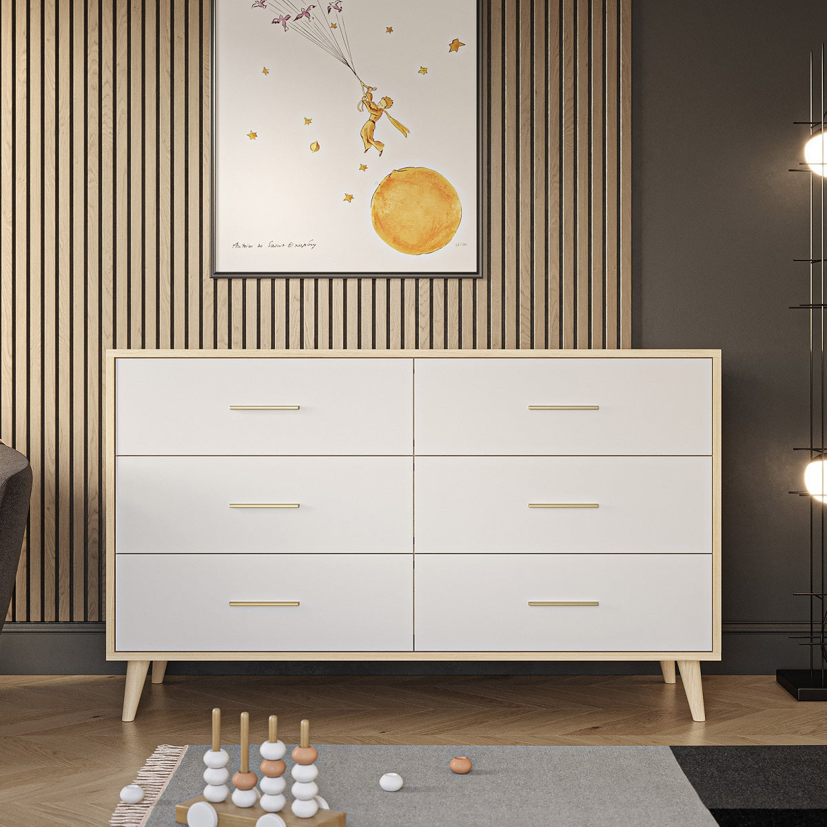Romina New York Double Dresser Crib & Kids Romina New York Double Dresser Crib & Kids