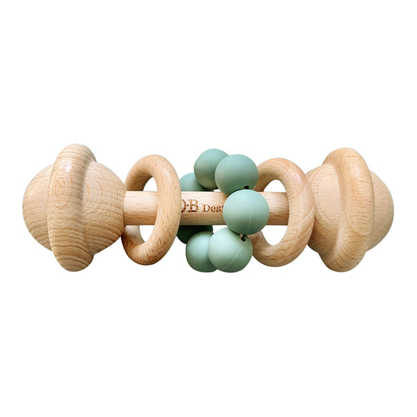 O.B. Designs Wooden Rattle Toy