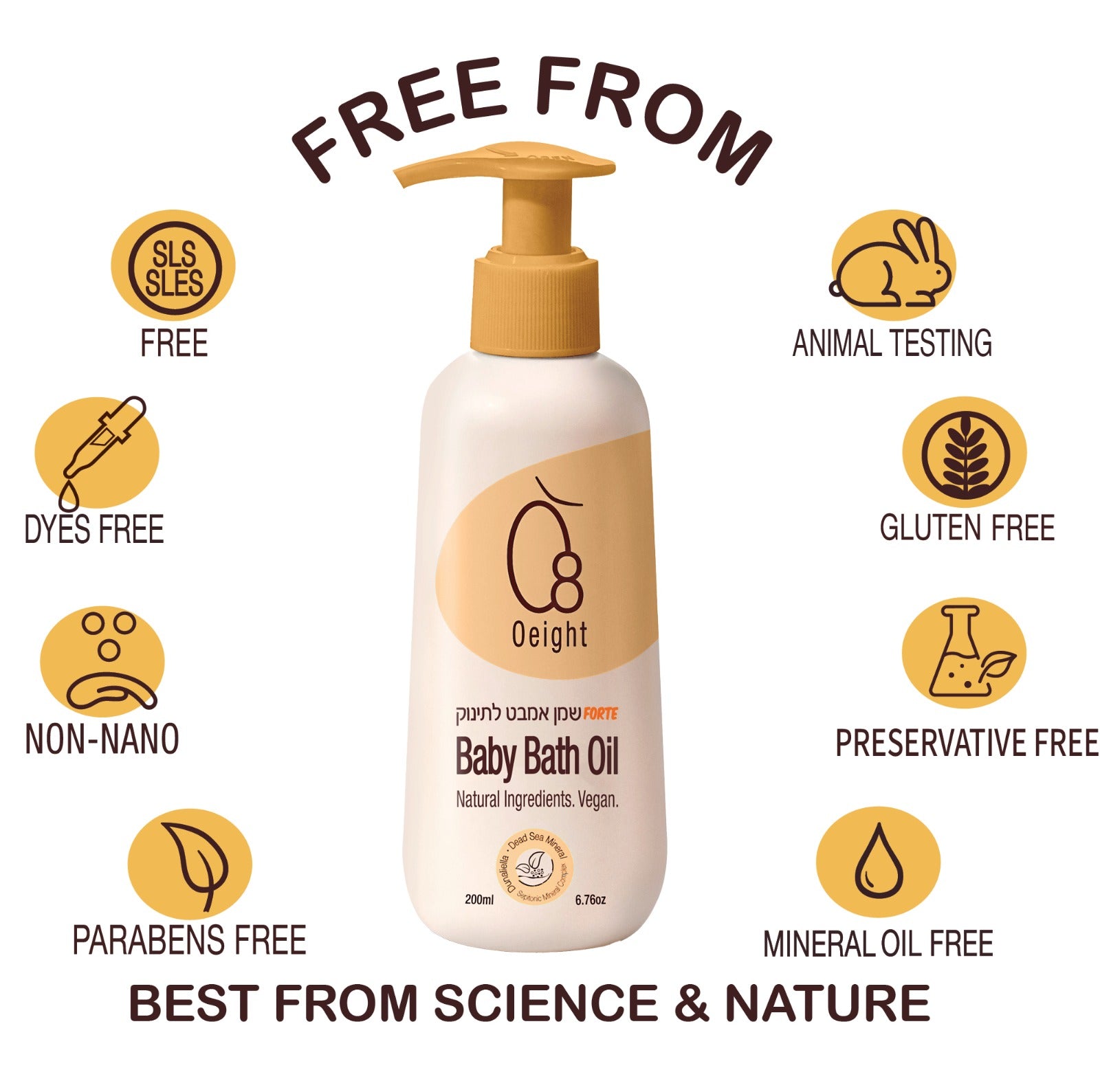 Oeight Best Baby Bath Oil Forte