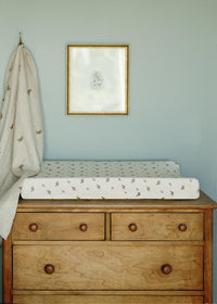 Oilo Squirrel Nursery Convertible Bassinet Sheet & Changing Pad Cover
