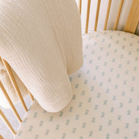 Oilo Lily of the Valley Crib Sheet