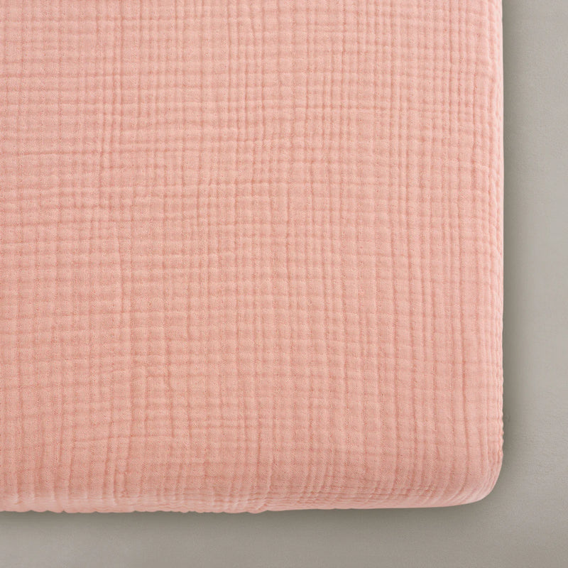 Oilo Rosette Pink Premium Muslim Crib Sheet