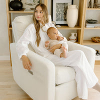 Olio Drew Recliner + Swivel Nursery Glider