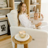 Olio Drew Recliner + Swivel Nursery Glider