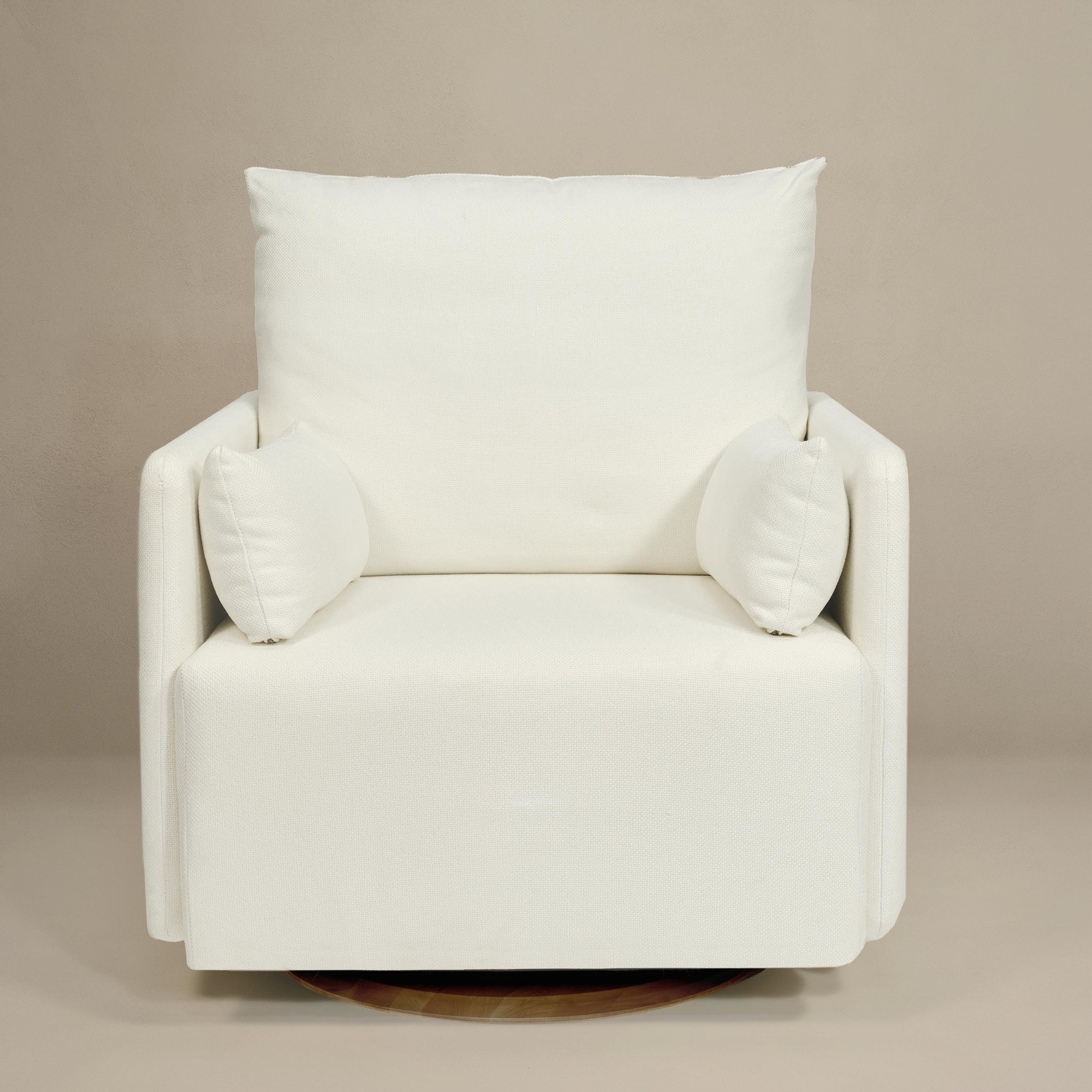 Oilo Ollie: A Chair and a Half Swivel Nursery Glider with Back Recline