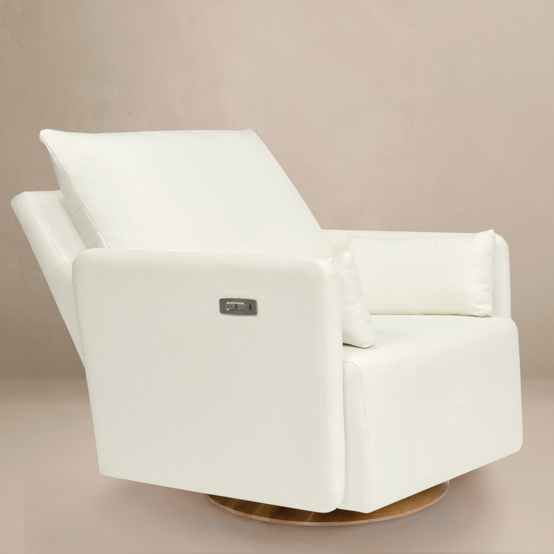 Oilo Ollie Chair and a Half - Swivel Nursery Glider with Back Recline Feature