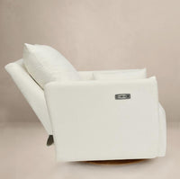 Oilo Ollie: Standard Size Swivel Nursery Glider with Back Recline Feature
