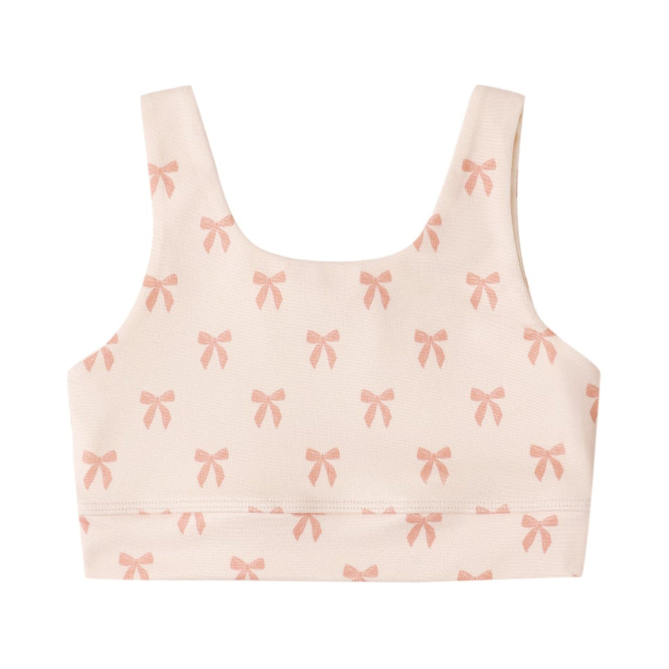 Rylee + Cru Swift Sports Bra || Bows