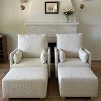 Oilo Ollie: Standard Size Swivel Nursery Glider with Back Recline Feature