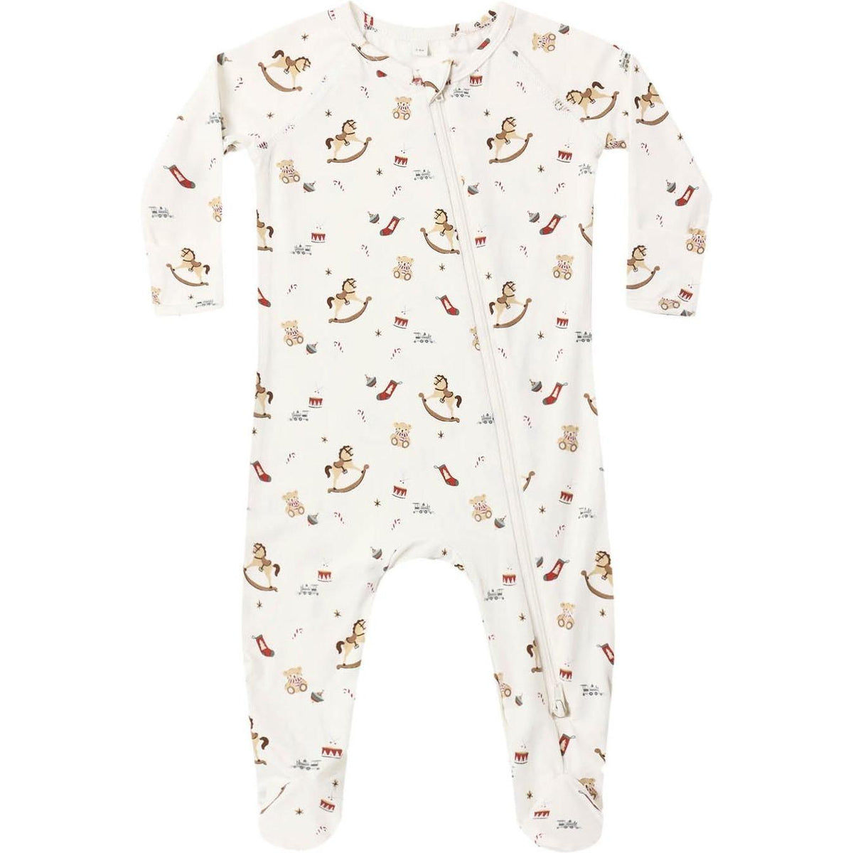 Quincy Mae Bamboo Zip Footie || Toy Chest