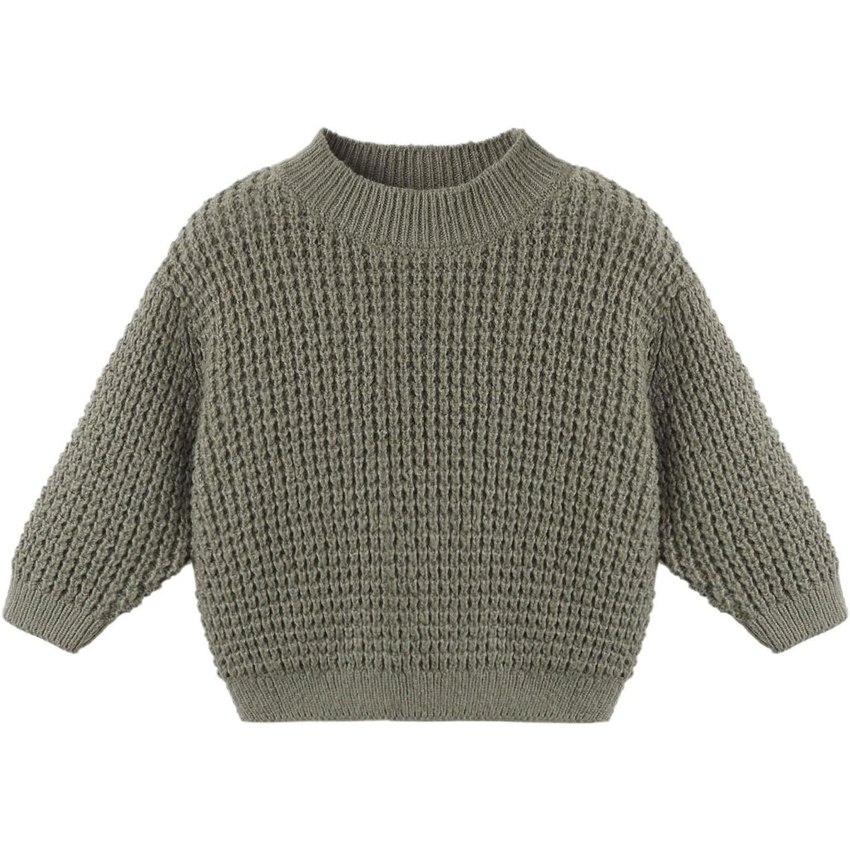 Quincy Mae Chunky Knit Sweater || Spruce