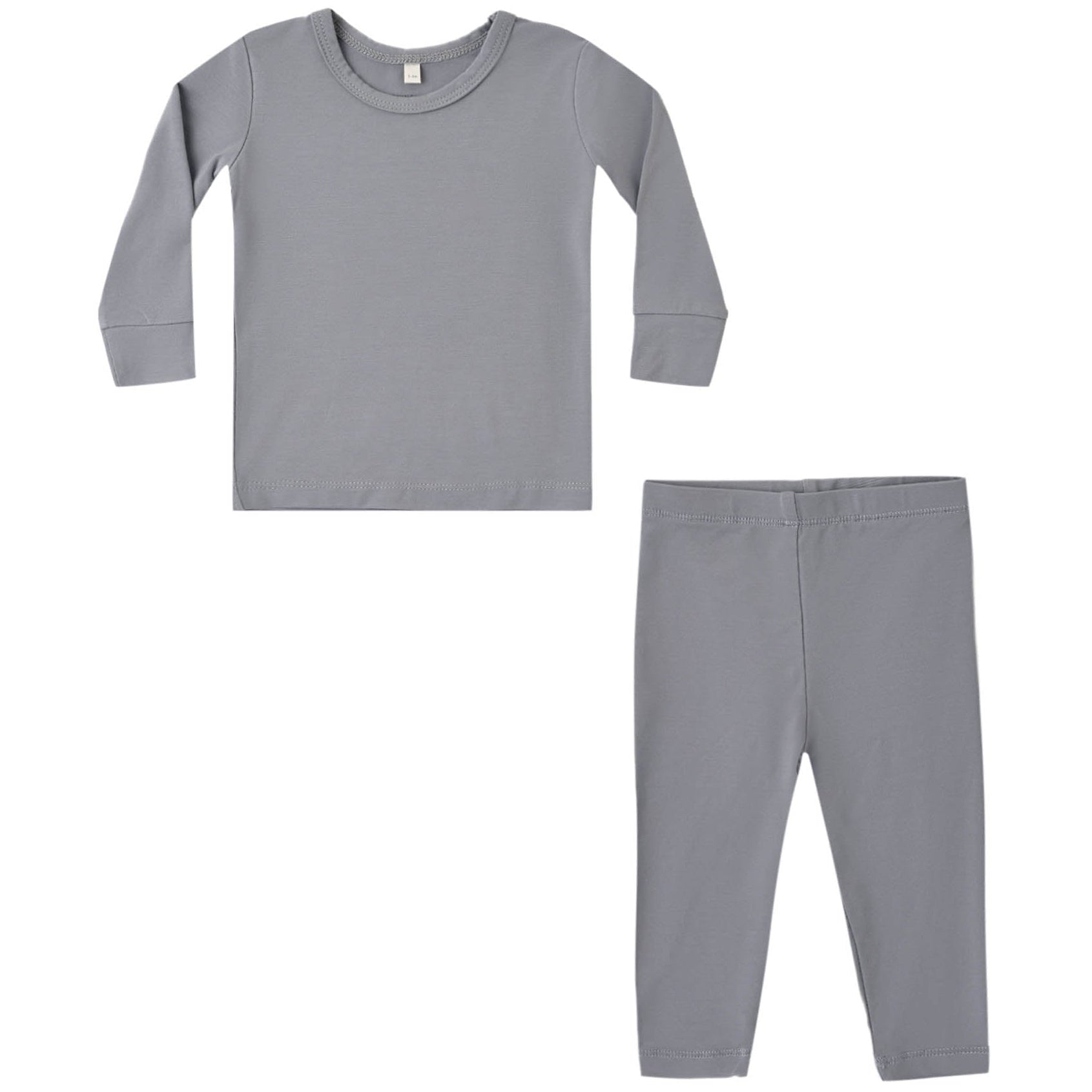 Quincy Mae Bamboo Pajama Set || Slate