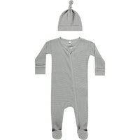 Quincy Mae Waffle Sleep Set | Dusty Blue