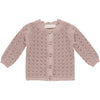 Quincy Mae Scalloped Cardigan | Mauve