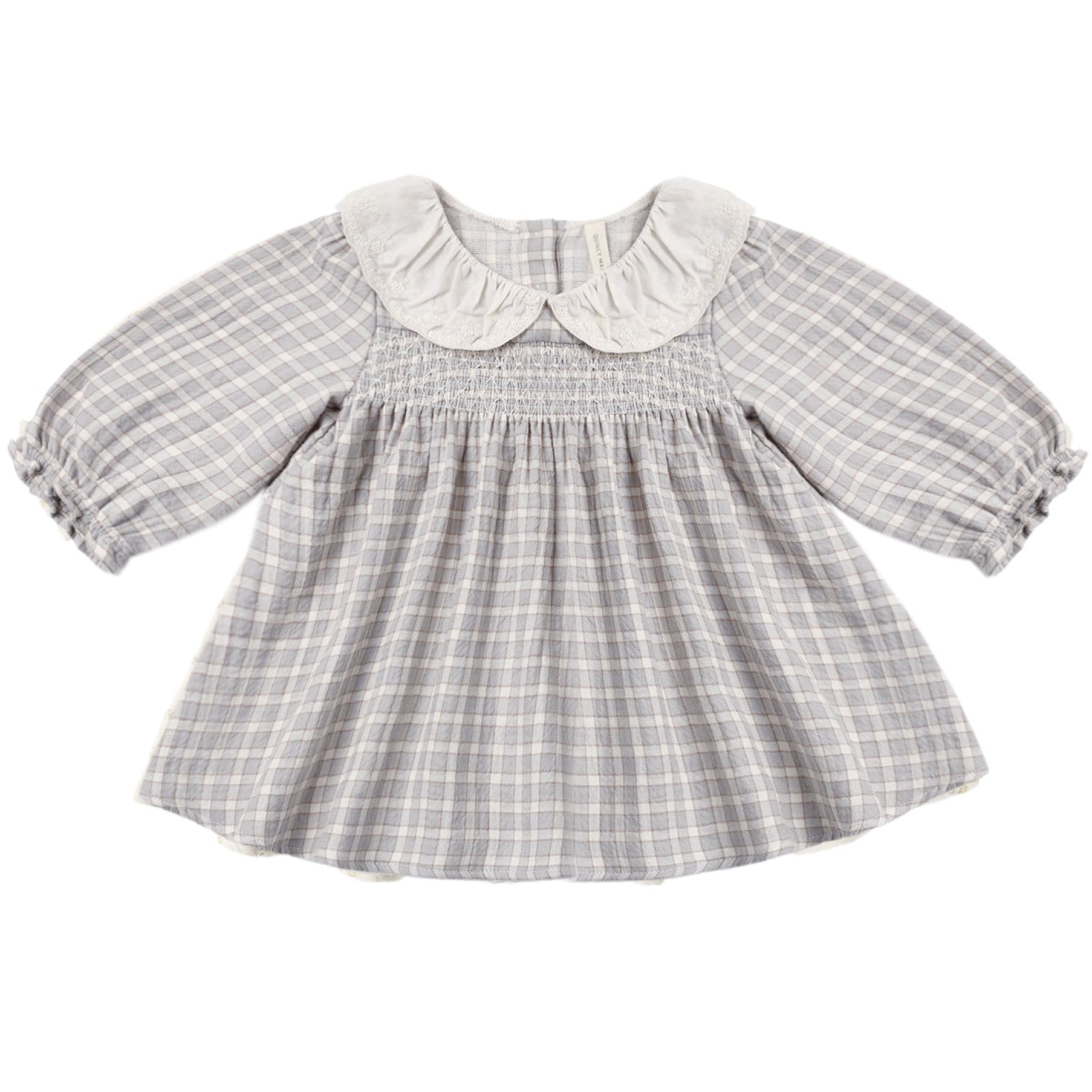 Quincy Mae Callie Dress || Blue Gingham