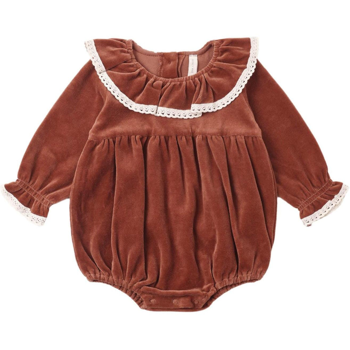 Quincy Mae Wendy Romper || Redwood