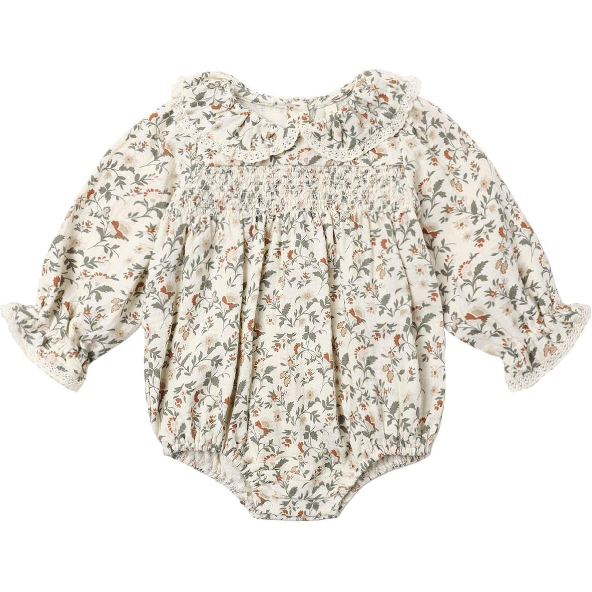 Quincy Mae Callie Romper || Holiday Floral