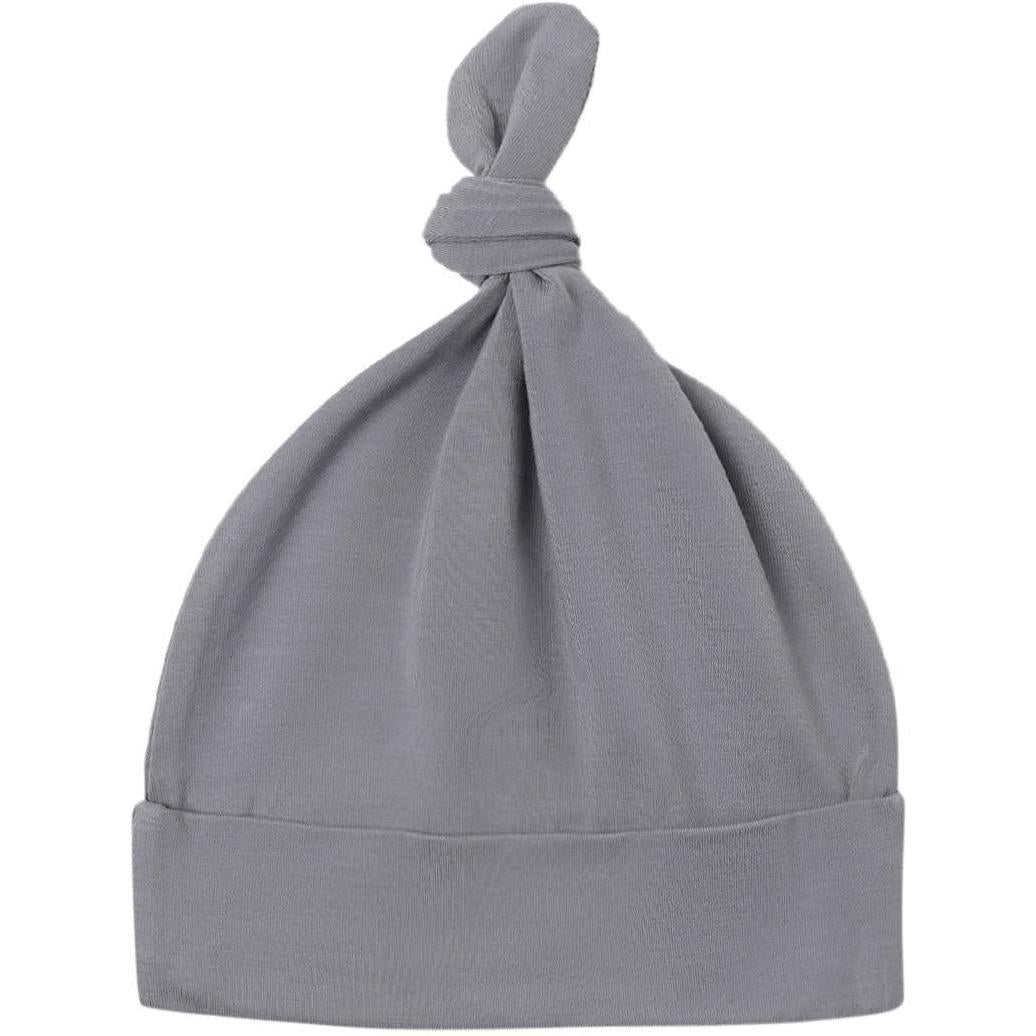 Quincy Mae Knotted Baby Hat || Slate