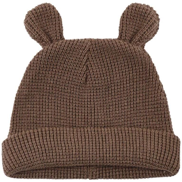 Quincy Mae Baby Bear Beanie || Cocoa