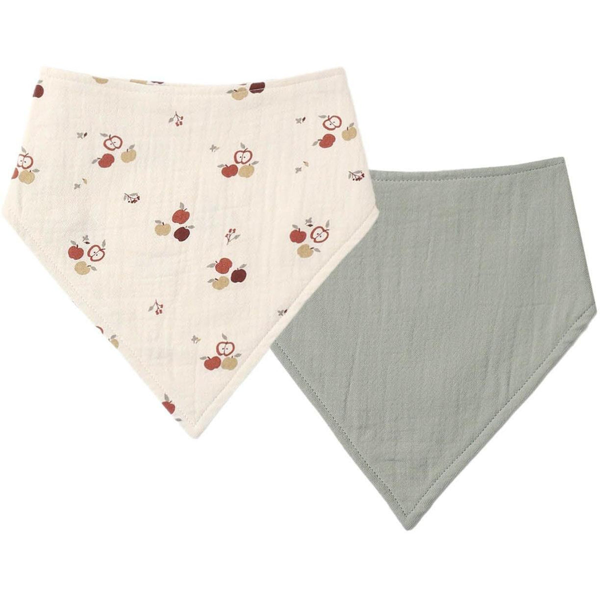 Quincy Mae Bandana Scarf, 2 Pack || Apples, Laurel