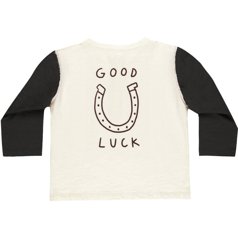 Rylee + Cru Henley Long Sleeve Tee | Good Luck