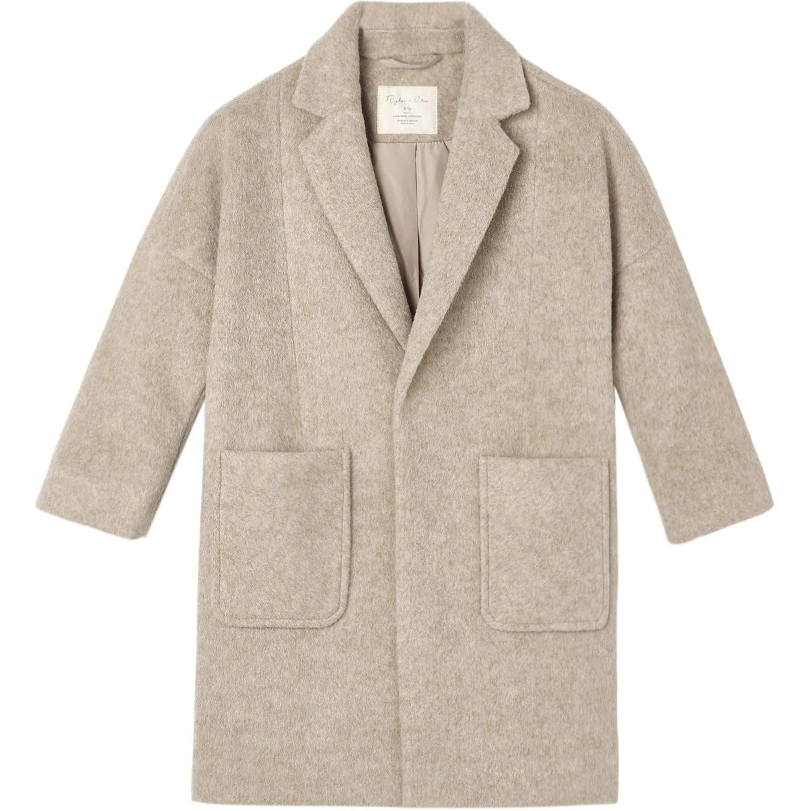Rylee + Cru Longline Coat || Stone