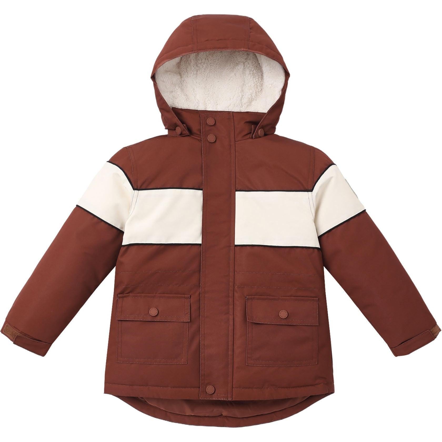 Rylee + Cru Parka Ski Jacket || Brick