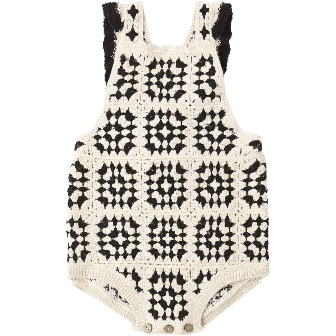 Rylee + Cru Crochet Romper || Abstract