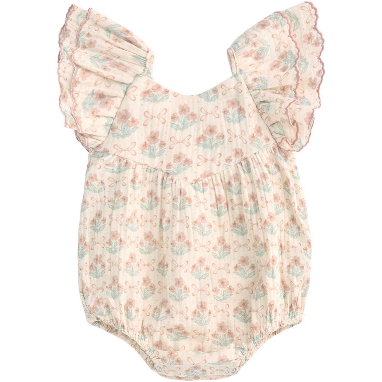 Rylee + Cru Roxy Romper Blossom
