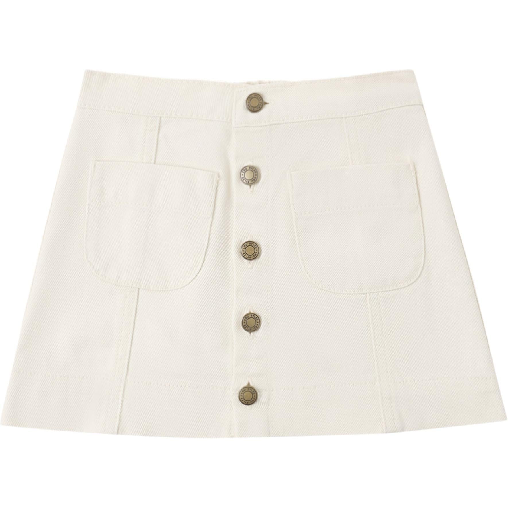 Rylee + Cru Denver Mini Skirt Natural