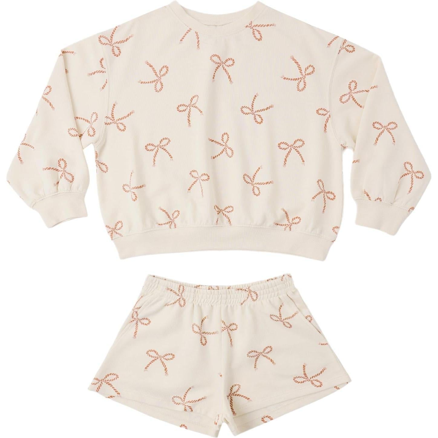 Rylee + Cru Summer Terry Set || Sailor Bows